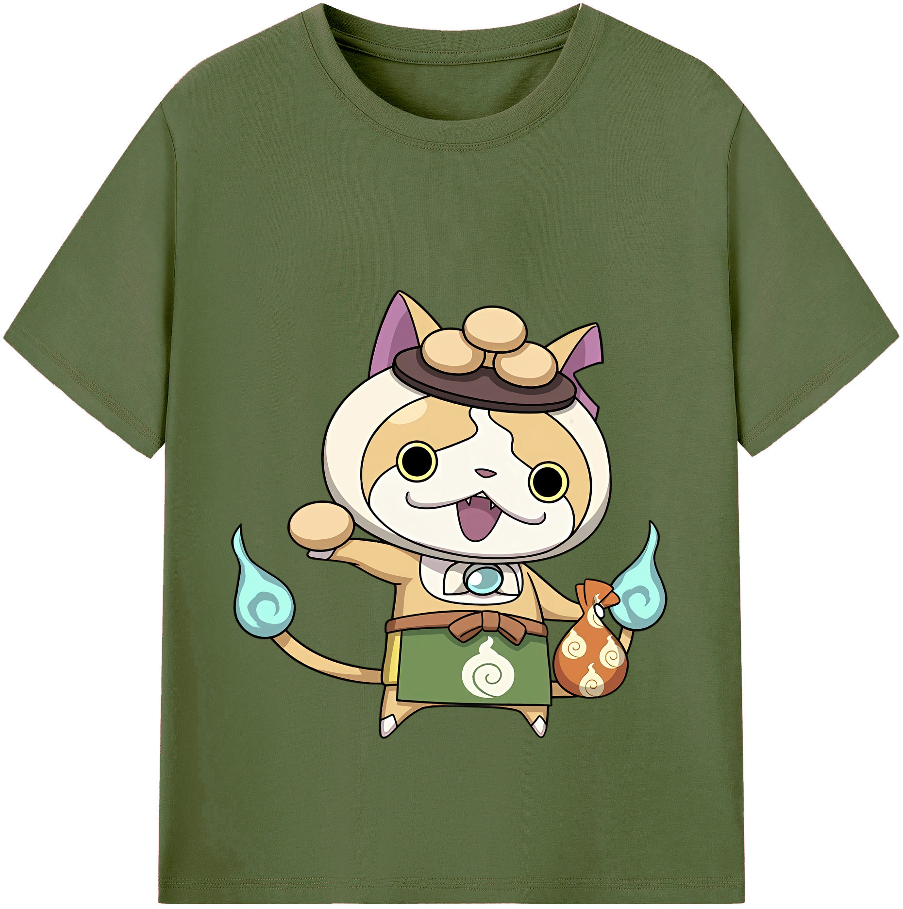 （画像用） 妖怪ウォッチ Yo-kai Watch 綿100％半袖Tシャツ（フロントプリント）